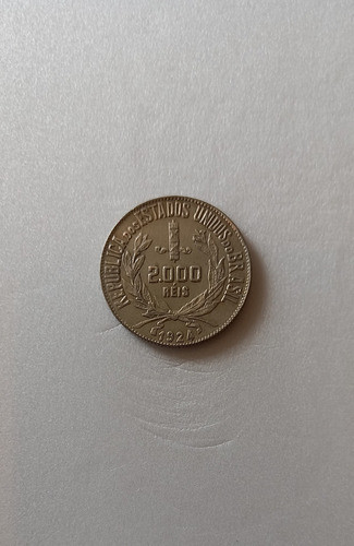 Moeda De 2000 Réis De 1924 - Mbc Série Mocinha 0