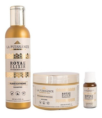 Kit Shampoo Mascara + Ampolla La Puissance Royal Elixir 0