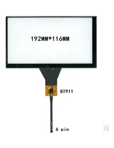 Touch Screen 8  Capacitivo Central Multimídia 6 Vias Gt911 1