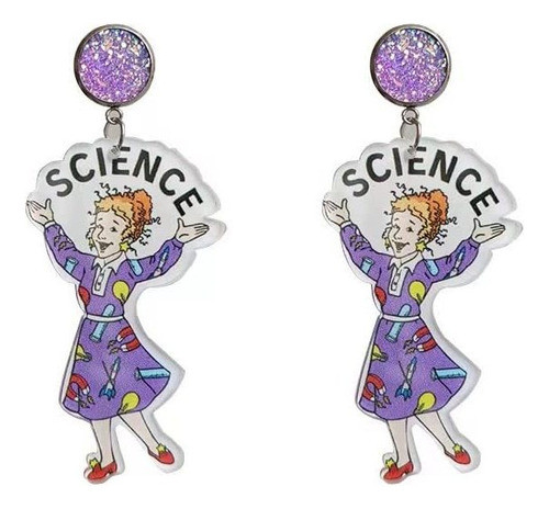 Bonitos Aretes De Regreso A Clases Para Profesores. Aretes . 0