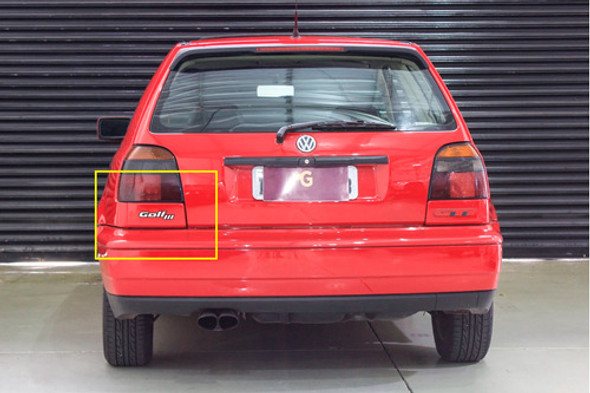 Adesivo Traseiro Golf Ill Mk3 Para Gl Glx Gti 94 95 96 97 98 1 Adesivo Traseiro Golf Ill Mk3 Para Gl Glx Gti 94 95 96 97 98 1