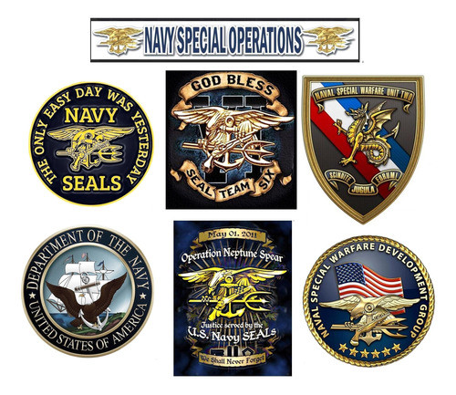 U S Navy Seals Dev Gru Stickers Autoadhesivos Set 0