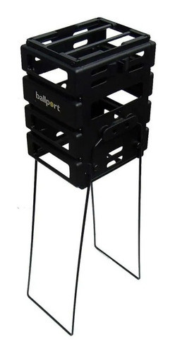 Canasto Pelotas Tenis Tourna Ballport 36 Bolas Negro 0
