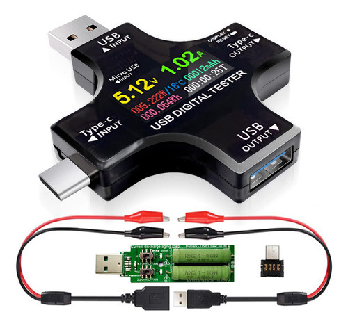 Probador Usb C 2 1 Tipo C Probador Usb Pantalla Color Multím 0