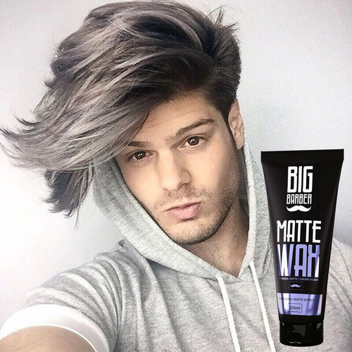 Cera Modeladora Matte Wax Big Barber 120g Pasta Barba Bigode 1