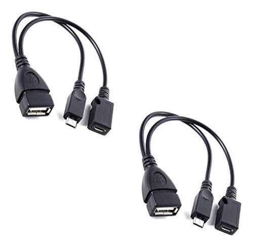 [paquete De 2] Adaptador De Puerto Usb Tv Xstream, Cable Mic 0