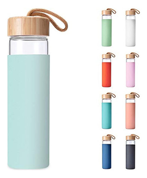 Botella De Agua De Vidrio De Borosilicato Yomious De 20 Oz C 0 Botella De Agua De Vidrio De Borosilicato Yomious De 20 Oz C 0