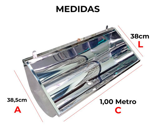 Mictório Inox 1 Metro 1