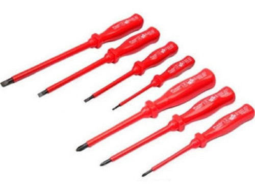 Kit X 6 Destornilladores Aislados 1000v Plano Philips Ja 0