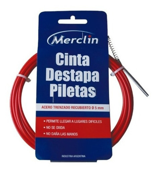 Cinta Destapa Caños Merclin 15mt 0