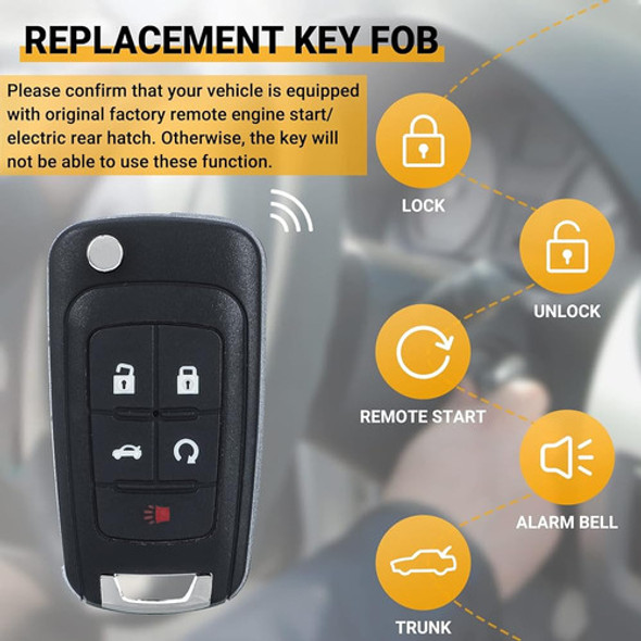 Montgopest Car Key Fob Keyless Entry Remote Compatible Con C 1