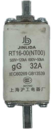 Fusível Jinlida Rt16-00(nt00) 500v 120ka 690v 50ka 32a 0