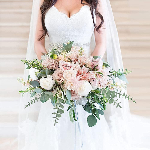 36pcs Eucalipto Tallos Artificiales Eucalipto Hojas Falsas R 1