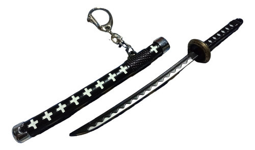 Llavero-one Piece-espada-miniatura-kikoku-trafalgar Law 0