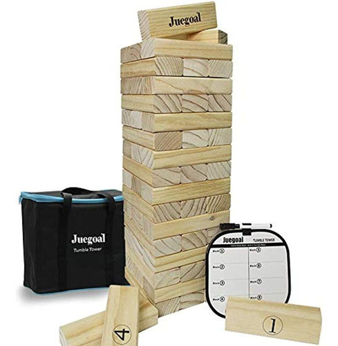 Juegoal Torre De Caída Gigante De 54 Piezas, Juego De Bloque 0