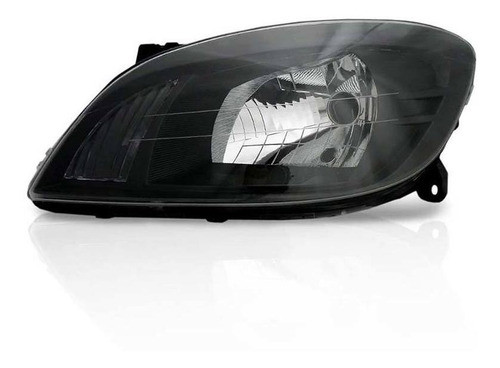 Farol Delantero Derecho Chevrolet Celta Negro Desde 2007 0