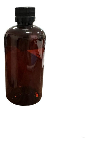 Botella Pet Ambar De 250ml Rosca 24, Tapa Rosca X10 0