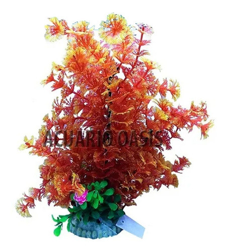 Planta Artificial Para Acuario Pecera Sc-80 25x12x33cm 0