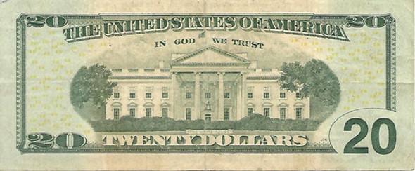 Estados Unidos 20 Dolares Reposicion Año 2009 Mb Palermo 1