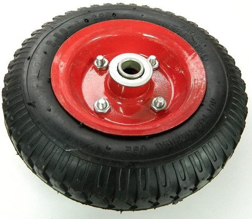 Rueda Inflable Para Carro De Carga Eje 18mm Codigo 410103 0