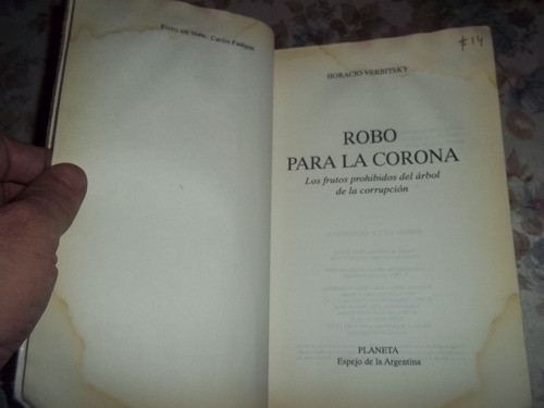Robo Para La Corona - Horacio Verbitsky 1