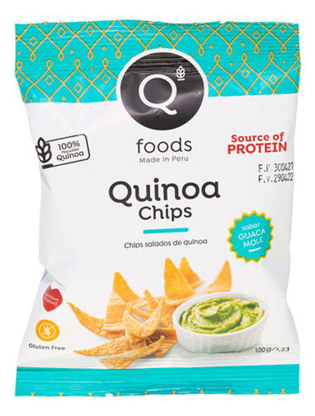 Chips De Quinoa Sabor Guacamole 100 Grs. 0