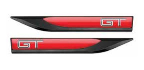 Aplique Lateral Negro Gt Gris Par Fondo Rojo 0