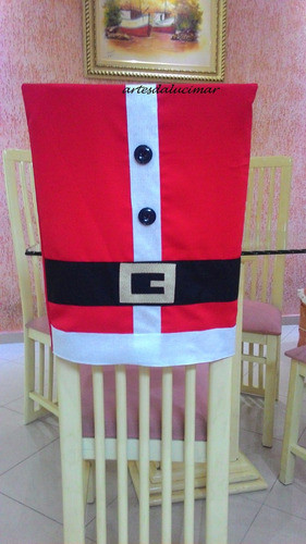 Capa  Para Cadeira Natalina 1