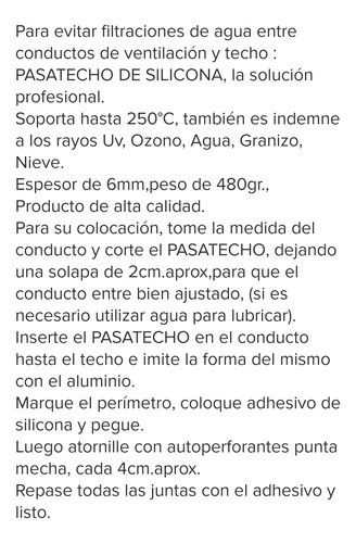 Pasatecho De Silicona Altatemperatura  De 3 A 6p, 75 A 160mm 1