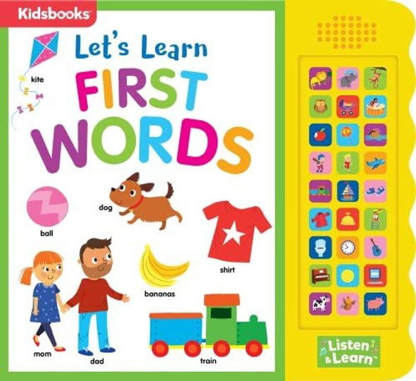 Book : Lets Learn First Words-with 27 Fun Sound Buttons,... 0