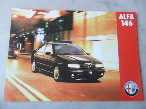 Folleto Catalogo Alfa Romeo 146 Ts No Manual Antiguo 1998 0