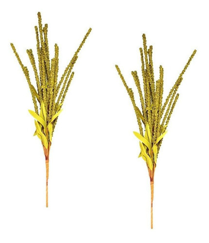 Galho Permanente Artificial  Sorgo Tok Da Casa Kit C/ 2un 0