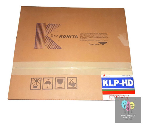 Chapas Doble Oficio Offset Konita 460 X 385 X 0,15mm 50 Uni. 0