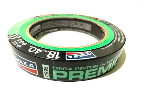 Cinta Automotor Premium Verde C 995 Doble A 18 Mm X 40 Mts 1