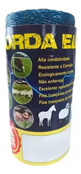 Fio Cerca Elétrica  Eletroplástico 3mm 500m - Corda Elétrica 0