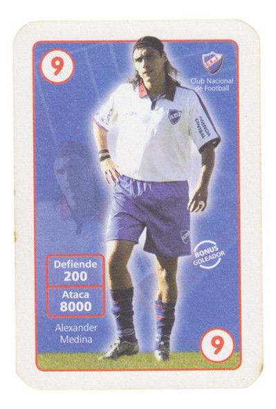 Futbol Nacional Cacique Medina Tarjeta De Alfajores Varadero 0