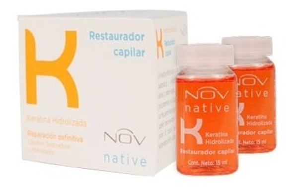 Ampolla Restauradora Keratina Hidrolizada X15ml Nov 1