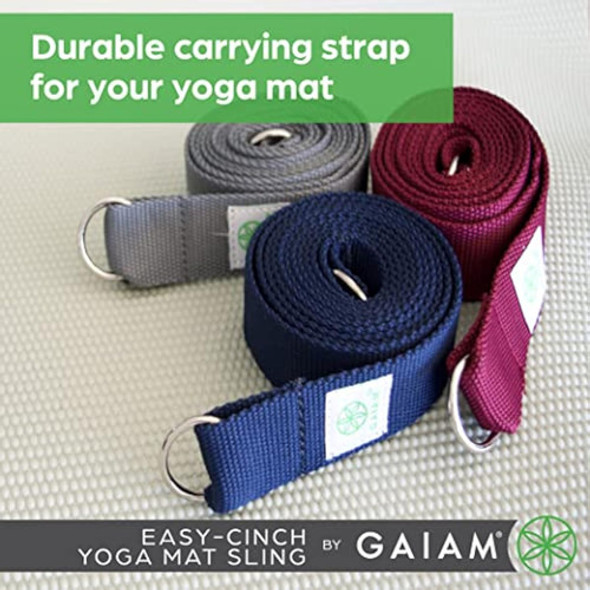 Gaiam Easy - Cincho Para Tapete De Yoga, 1 Unidad 1 Gaiam Easy - Cincho Para Tapete De Yoga, 1 Unidad 1