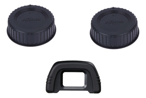 Kit 2 Tampas Trazeira Lente Nikon Lf-4 + Ocular Nikon Dk21 0