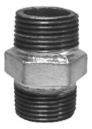 Niple Duplo Galvanizado 1.1/2 0
