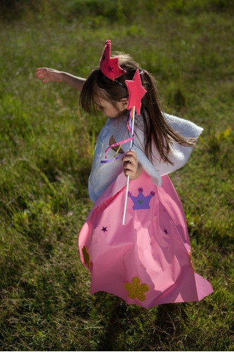 Kit Mi Disfraz Capa De Princesa - Arte Manualidades 1