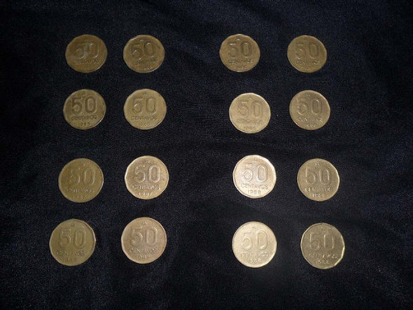 Moneda 50 Centavos Austral 1987 Republica Argentina 1985 0 Moneda 50 Centavos Austral 1987 Republica Argentina 1985 0