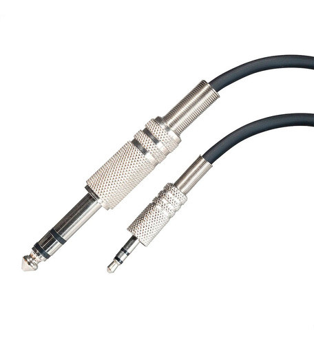 Cabo P2 Para P10, Estereo Metal - 5 Metros 0