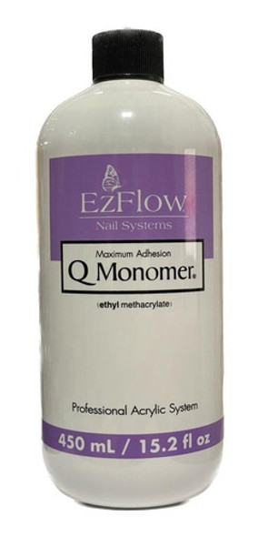 Monomero Ezflow Liquido Para Uñas Acrilicas Esculpidas 450ml 0