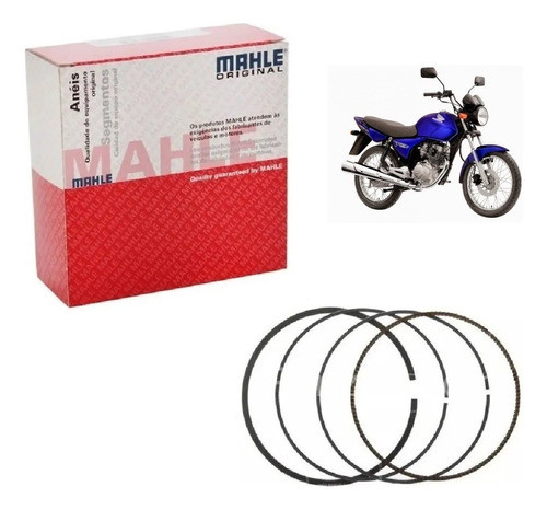 Kit Aros Para Honda Cg Titan Nxr 150 0.75 Mahle Original 0
