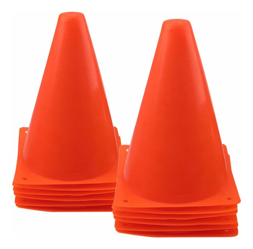 Mirepty Conos De Tráfico De Plástico De 7 Pulgadas Para E. 0