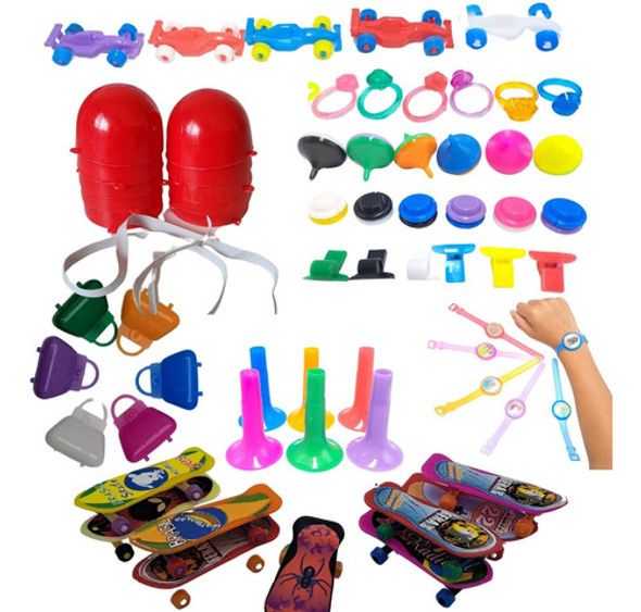 Kit Festa Mini Brinquedo Lembrancinha Doces Sacola 200unid 0