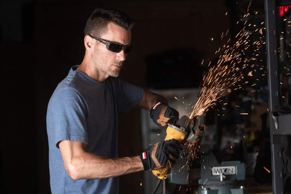 Grease Monkey Gel-pro - Guantes Mecnicos Hbridos De Cuero, G 1