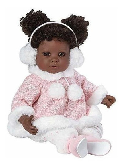 Adora Muñeca De Bebé Negra Realista De Invierno Para Bebé 0