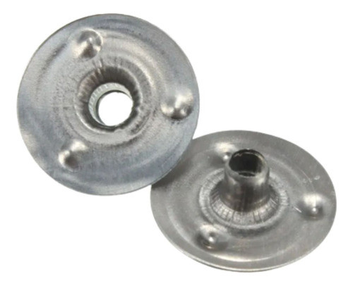 50 - Ilhós Grosso Aluminio Base P/ Pavios Velas 0